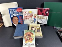 Lot of books Rush Limbaugh.