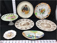 Collector Plates & Compote
