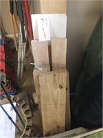 9 pcs. Misc. Lumber