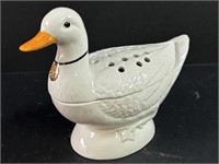 VTG.Mancer ceramic pottery duck dish.