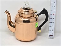 Rome 9 Cup Copper Coffee Pot (No Cord)