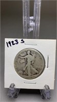 1923-S Walking Liberty Silver Half Dollar