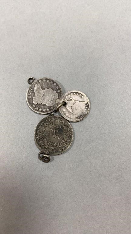Old Silver Coins Made Into Jewelry - See Pics