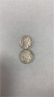 1936 & 1937 Buffalo Nickels