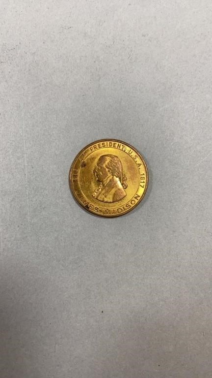 James Madison 1809-1817 Commemorative Coin