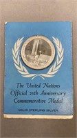 United Nations Official 25th Anniversary Comm.
