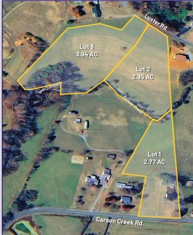 TRACT 3:  3.94 ACRES WITH CREEK