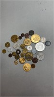 30 Misc Tokens, Tax Coins, Medals, Highway Tokens