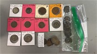 Bag of Asian Coins-Thailand, Japan, China, Korea,