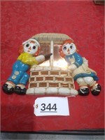VINTAGE Raggedy Anne and Andy Wall Hanging