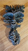 Wooden Face Decor