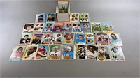 Box of 1970-80s Football Cards