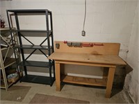 Workbench & Shelving Unit