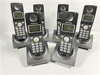 Set of 6 Panasonic phones.