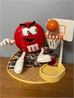 M&M Red Basketball Player Candy Dispenser
