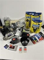 Lot of misc. camera items includes Sony.
