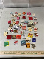 Assorted advertising matchbooks