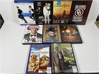 Lot of 9 DVDs includes Catch me if you can.