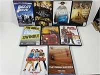 Lot of 9 DVDs includes Fast Five.