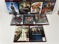 Lot of 9 DVDs includes Shooter.