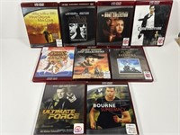Lot of 9 DVDs includes Bone collector.