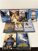 Lot of 9 DVDs includes Old school.