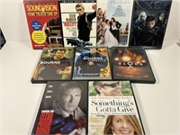 Lot of 9 DVDs includes SIGNS.