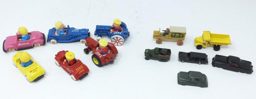 Zeke & Mildred Cars & Tractors, Ertl & Vintage