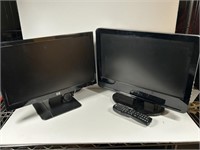 HP and Vizio monitors.