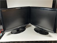 2 Samsung Monitors.