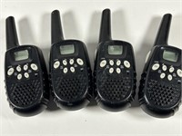 Set of 4 walkie talkies.