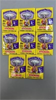 8-Unopened Packs of 1986 Garbage Pail Kids 4th