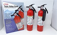 Twin Pack Kidde Fire Extinguishers - NIB