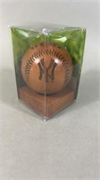 Yankees Wooden Baseball