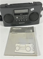 Sangean digital portable stereo receiver,