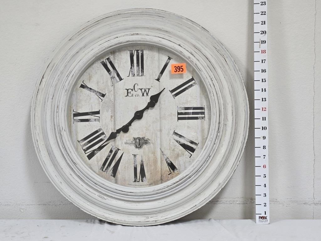 Large ECW Co. Battery Operated Wall Clock