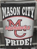 46" X 29" Mason City Mohawks Pride Banner