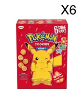 6 Pack of 6 Christie Pokemon Honey Snack Pack