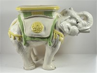 Vintage Ceramic elephant signed.