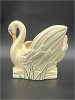 McCoy Mid Century Modern Ceramic Swan Planter