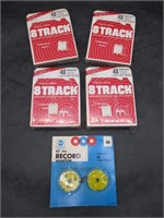 8 Track Cartridges & Record Adaptors