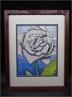 "Blooming Rose" Watercolor Art