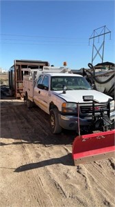 2004, GMC 2500 HD, extended cab, service body,