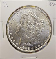 1882 Morgan Silver Dollar