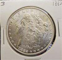 1882 Morgan Silver Dollar