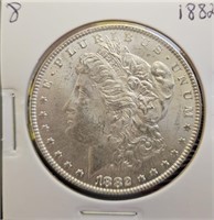 1882 Morgan Silver Dollar