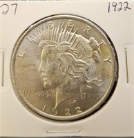 1922 Peace Dollar