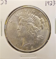 1923 Peace Dollar