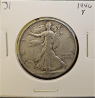 1940 S 90% Walking Liberty Half Dollar