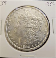 1882  Morgan Silver Dollar